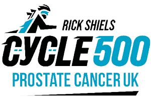 Rick Shiels Cycle 500 Prostate Cancer UK 2023